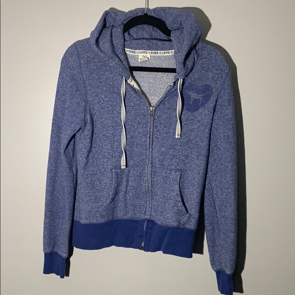 Pink zip up hoodie